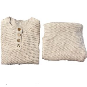 BRAND NEW, comfy lounge set, cream colored.